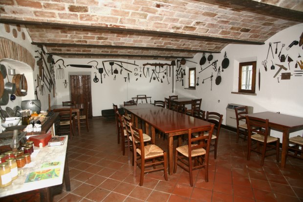 Ristorante dell'agriturismo