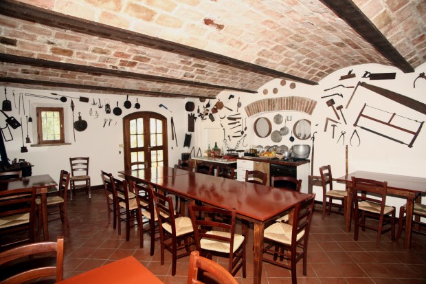 Ristorante dell'agriturismo